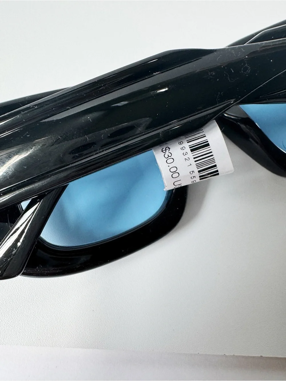 Free People Maren Studded Rectangle Sunglasses in Black | NWT